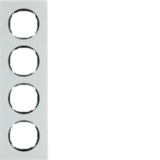 R8  quadro x4 Vidro branco