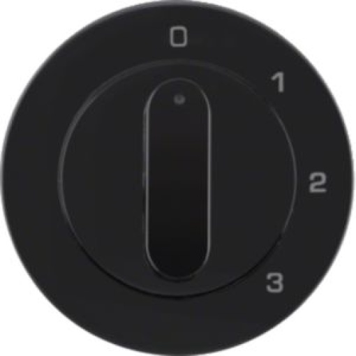 R1R3  botão rotativo 0123 preto