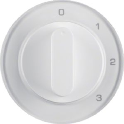 R1R3  botão rotativo 0123 branco