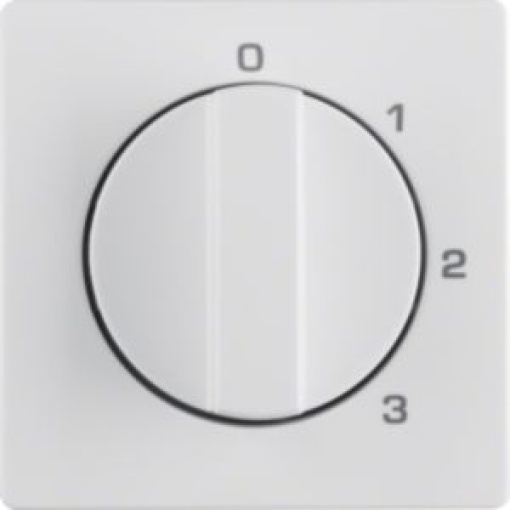 Qx  botão rotativo 0123 branco
