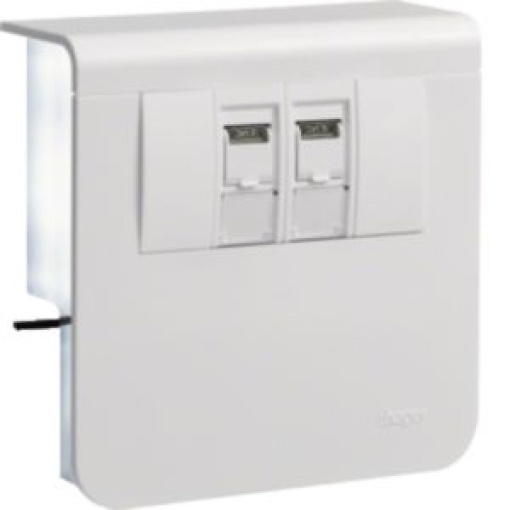 Sup 2xRJ45 Cat6 SL20080 branco