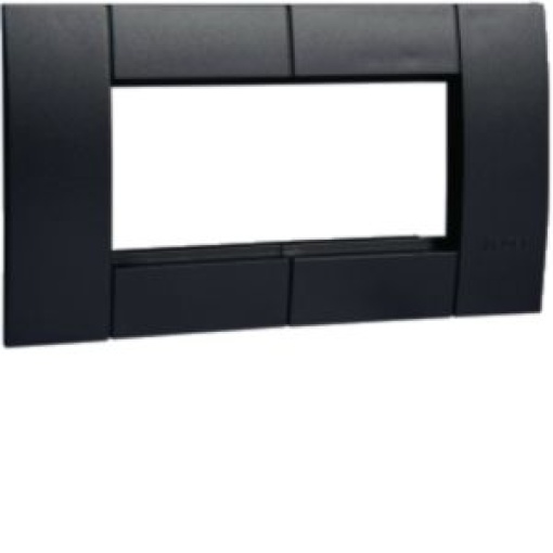 Sup duplo apar 45mm BRAP preto