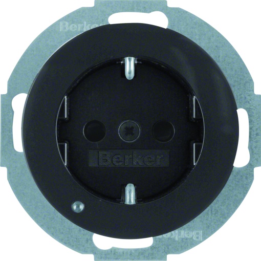 R.x - Schuko cLED orient., preto