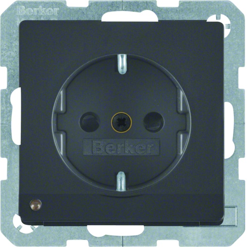 Q.x - Schuko cLED orient., antrac