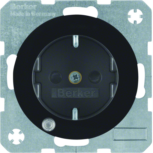 R.1R.3 - Schuko cLED controlo, preto