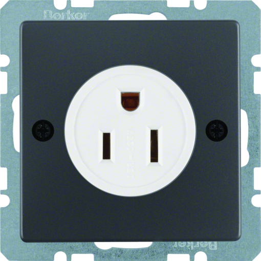 Q.x - tomada NEMA 5-15 R, antracite