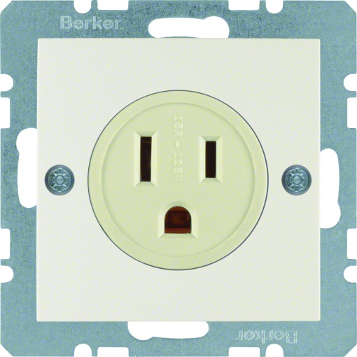 S.1B.x - tomada NEMA 5-15 R, creme