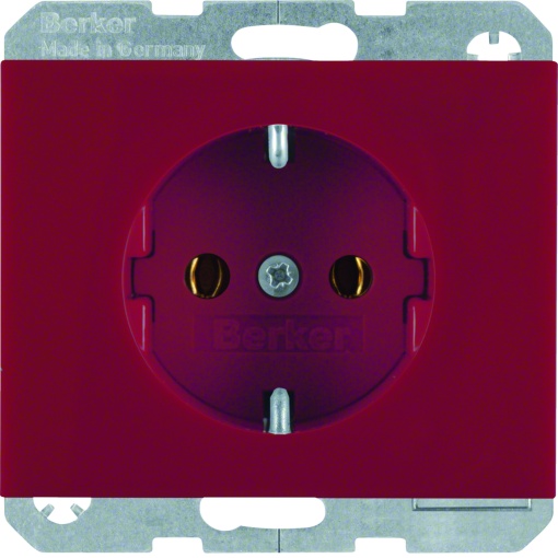K.1K.5 - tomada Schuko, encarnado