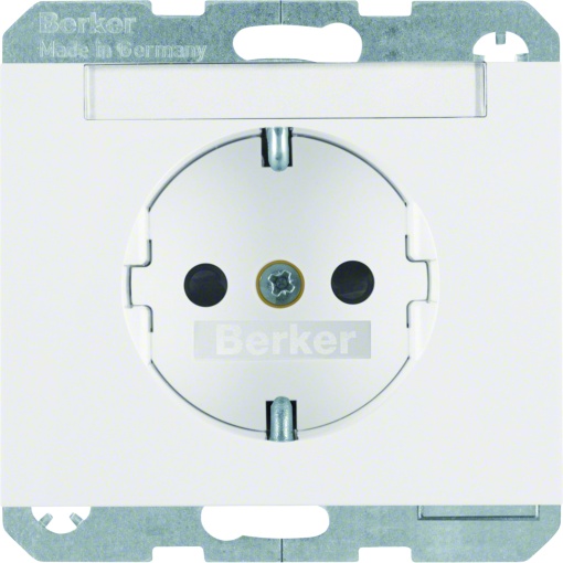 K.1K.5 - Schuko p-etq. obtr., branco
