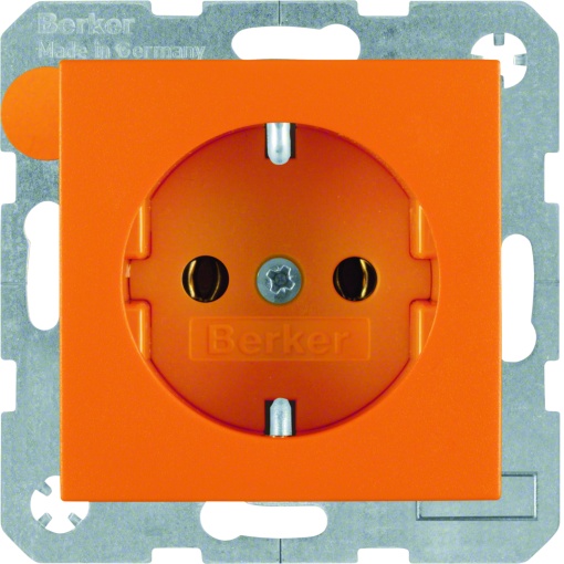 S.1B.x - tomada Schuko, laranja mate