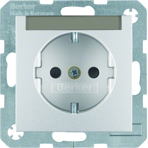 S.1B.x - Schuko p.etiq. obtur., alum mt