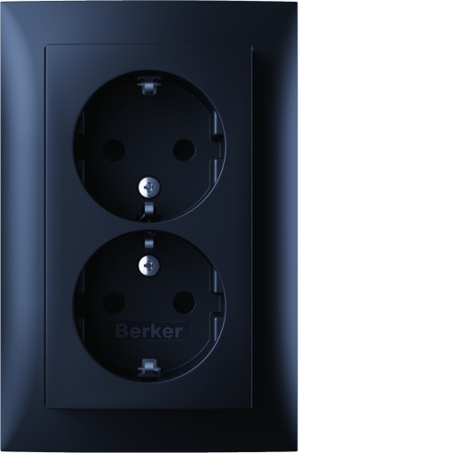 S.1B.x - Schuko x2 monob.obtur, atrc mt