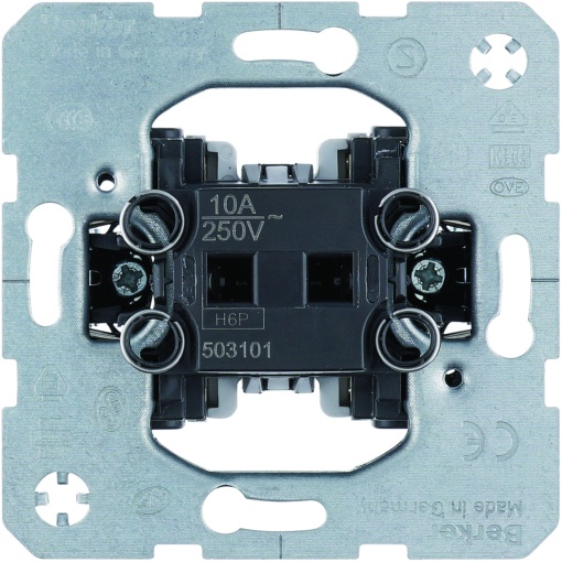 Botão c contacto auxil., 1NA, 10A 250V