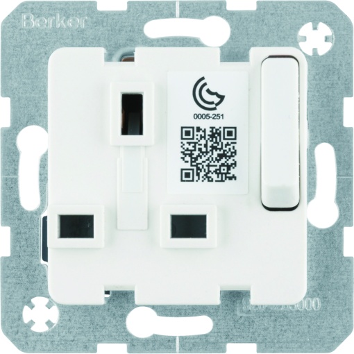 Tomada BS c interrup., branco