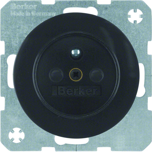 R.1R.3 - tomada FR obturad., preto