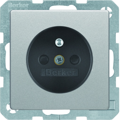 Q.x - tomada FR obturad., alumínio