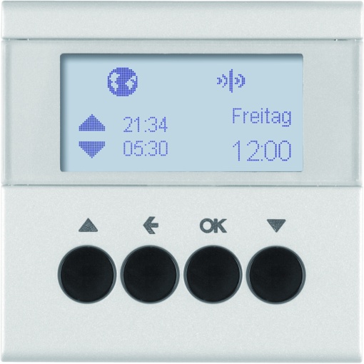 B.7 - progr. hor. est. KNX RF, alu mate