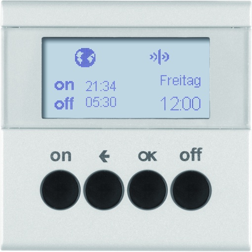 B.7 - prog. horário KNX RF, alu mate