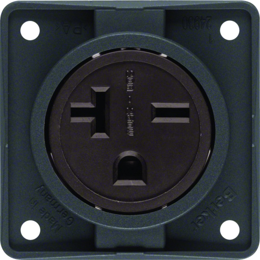 Integro - tomada NEMA 6-20R, antrac mate