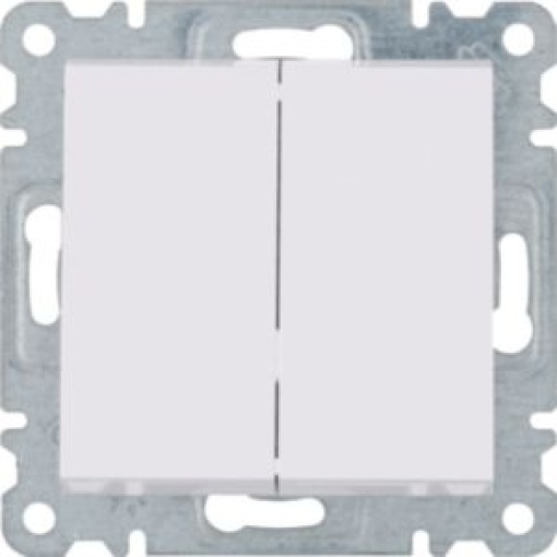 Comutador de escada duplo  branco