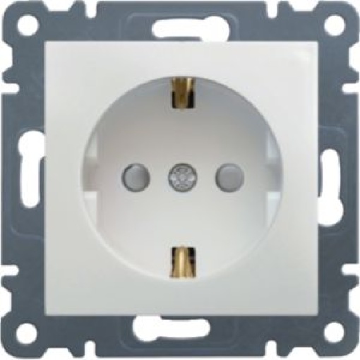 Tomada Schuko cobtur  branco