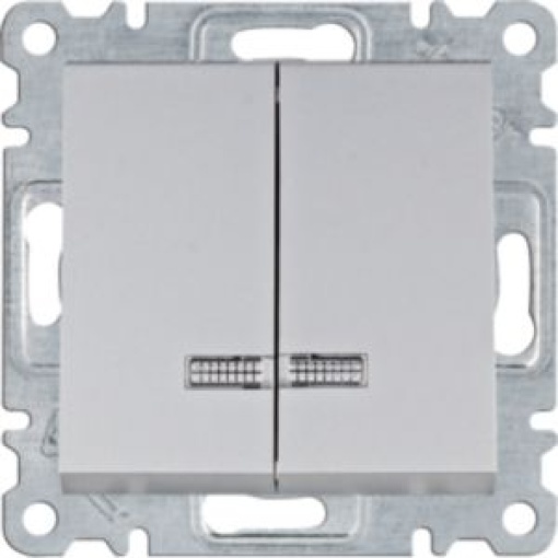 Comutador lustre csinaliz  prata