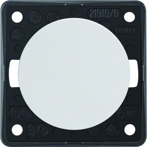 Integro - botão simples 1NA, branco