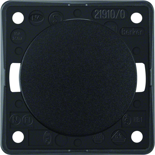 Integro - botão simples 1NA, preto