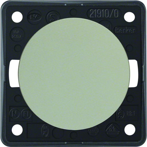 Integro - botão simples 1NA, inox lac