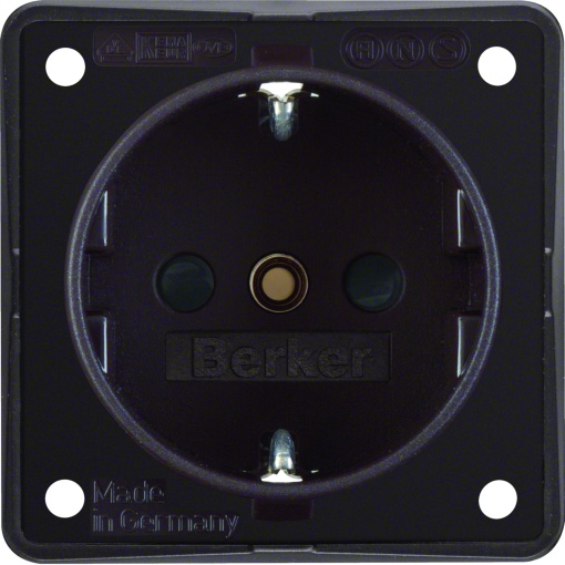 Integro - tomada Schuko obtur, cast mt