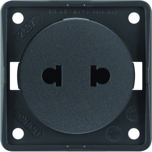 Integro - tomada Euro-A, antracite mate