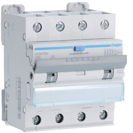 Disj. dif. 4P 20A C 300mA tipo AC 4M