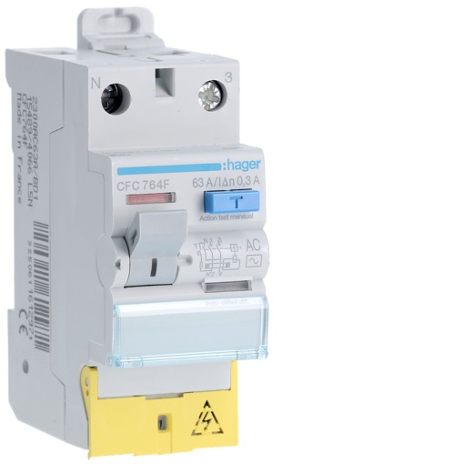 Int. dif. 1PN 63A 300mA AC cB.D. Resi