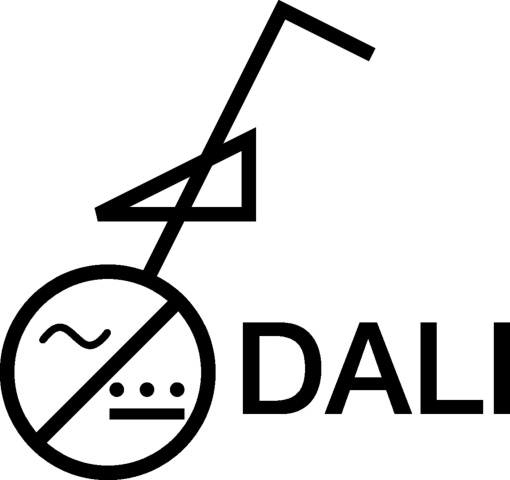 Potenciómetro rotativo DALI, c fonte