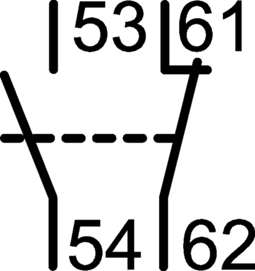 Contacto Aux. ligação frontal 1NA1NF