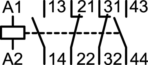 Relé de com. 2NA2NF 24 VDC