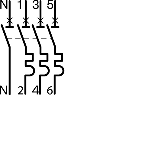 Disjuntor 3PN 25A D 610kA 3M