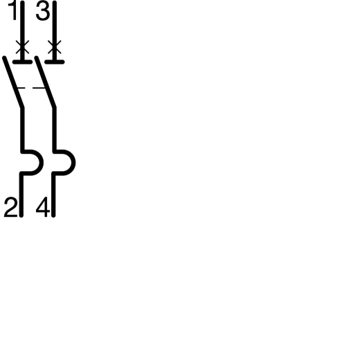 Disjuntor magnético 2P 25A 20kA 2M