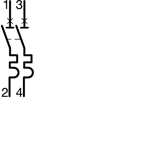 Disjuntor 2P 16A C 50kA 3M