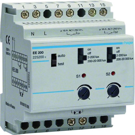 Interr. crepuscular 2 canais