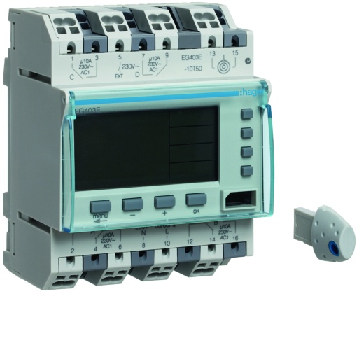 Programador digital 4 canais 7d