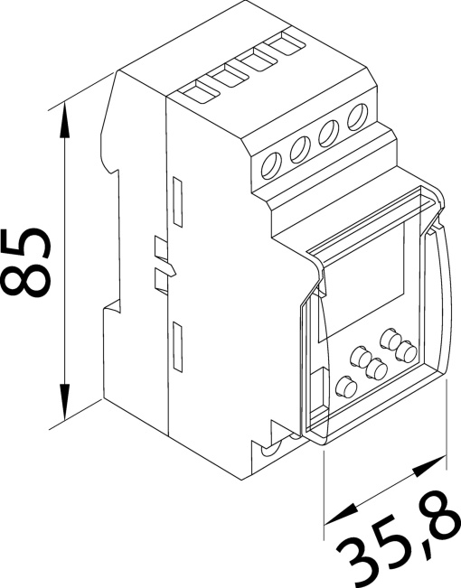 Progr. horário semanal, 1 canal