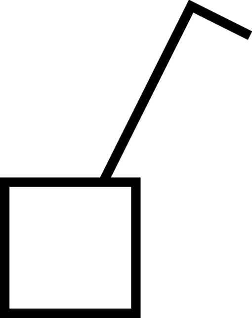 B.7 - tecla simples, alumínio mate