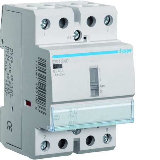 Contactor ccmdo manual 40A, 2NA, 24V 3M