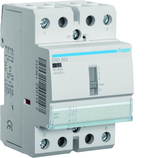 Contactor ccmdo manual 63A, 2NA, 24V 3M