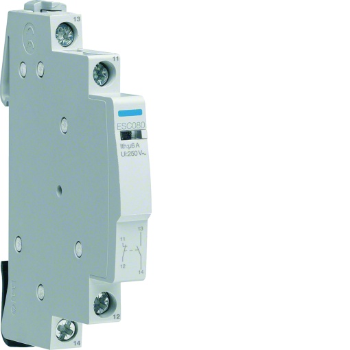 Contacto auxiliar 1NA1NF, 6A, 12 Módulos