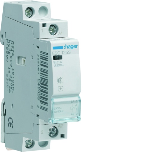 Contactor silencioso 25A, 1NA, 230V