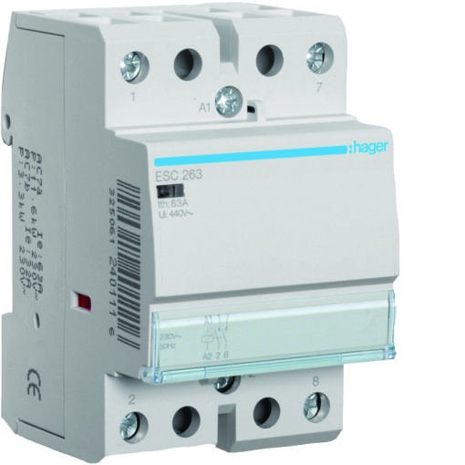 Contactor 63A, 2NA, 230V 3M