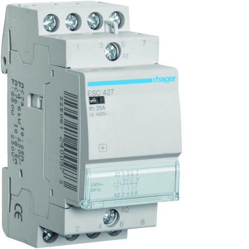 Contactor 25A, 2NA2NF, 230V 2M