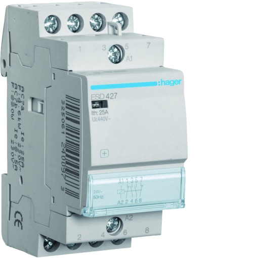 Contactor 25A, 2NA2NF, 24V 2M
